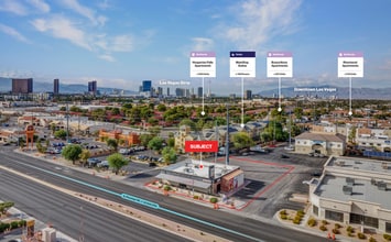 1590 E Flamingo Rd, Las Vegas, NV - VUE AÉRIENNE vue de carte - Image1