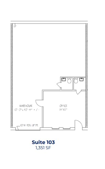 5773-5776 Arrowhead Drive, Virginia Beach, VA à louer Plan d’étage– Image 1 sur 1