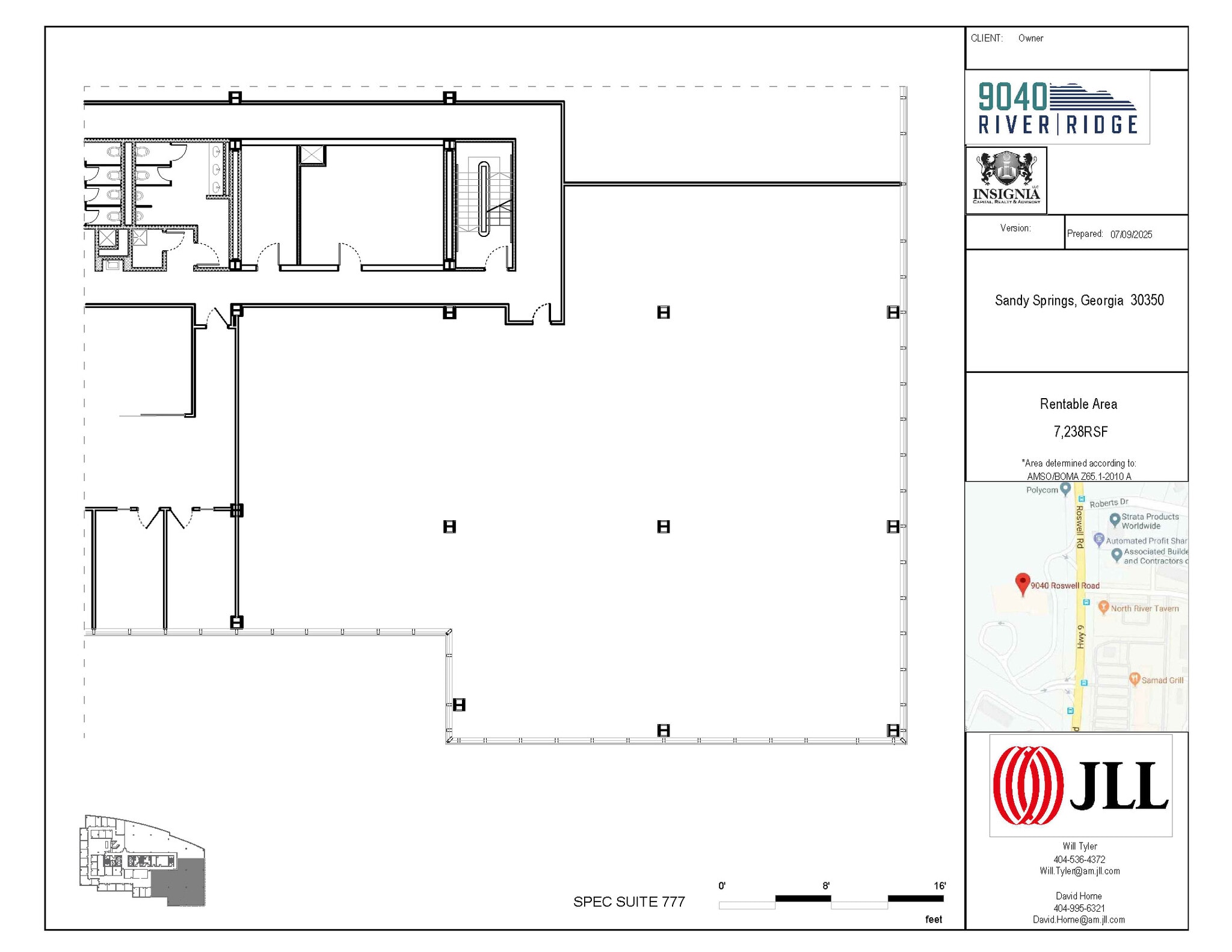 9040 Roswell Rd, Atlanta, GA à louer Plan d’étage– Image 1 sur 1