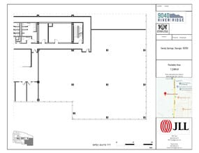 9040 Roswell Rd, Atlanta, GA à louer Plan d’étage– Image 1 sur 1