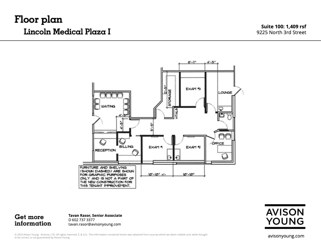9225 N 3rd St, Phoenix, AZ à louer Plan d’étage– Image 1 sur 1
