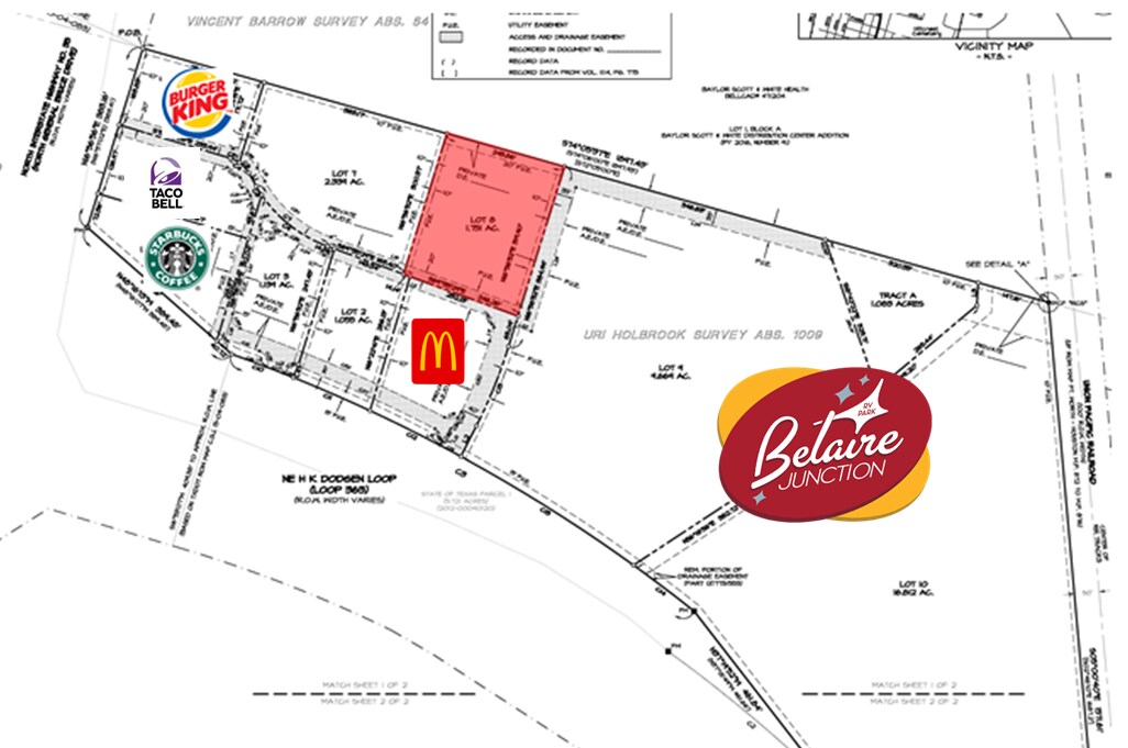 12749 NE H K Dodgen Loop, Temple, TX à vendre Plan de site– Image 1 sur 2