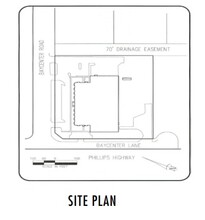 8230 Baycenter Rd, Jacksonville, FL à louer Plan de site– Image 2 sur 2