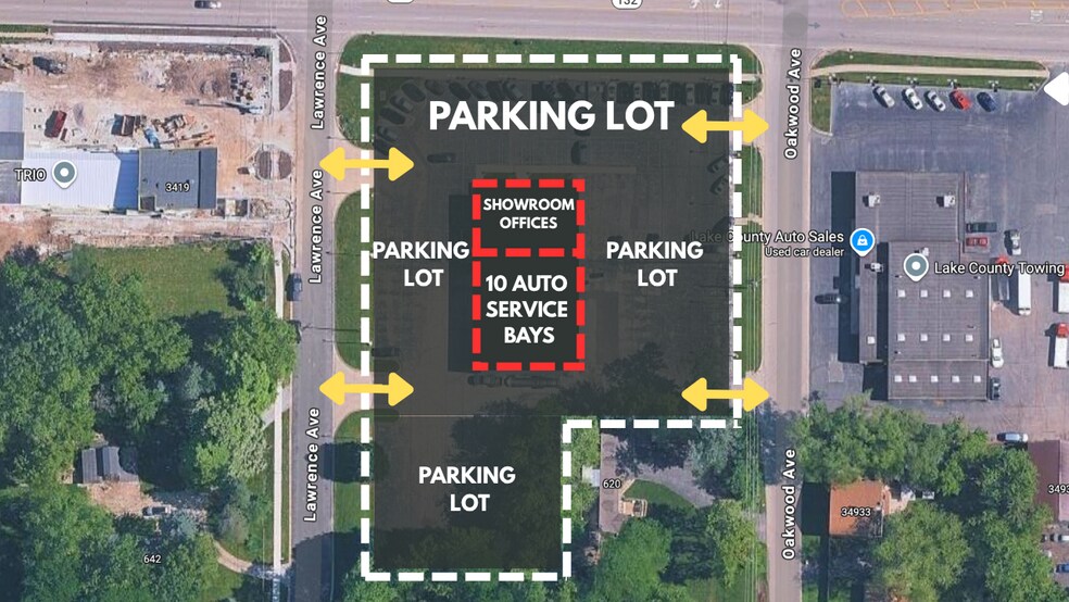 3375 W Grand Ave, Waukegan, IL à louer - Photo de l’immeuble – Image 3 sur 7