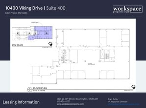 10400 Viking Dr, Eden Prairie, MN à louer Plan d’étage– Image 2 sur 2