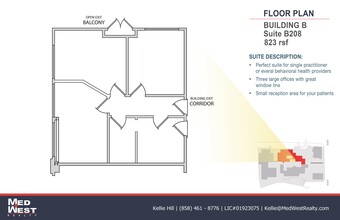 8950 Villa La Jolla Dr, La Jolla, CA à louer Plan d’étage– Image 1 sur 1