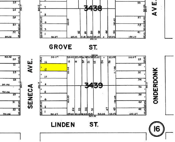 603 Seneca Ave, Flushing, NY à vendre - Plan cadastral – Image 2 sur 2