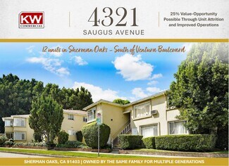 Plus de détails pour 4321 Saugus Ave, Sherman Oaks, CA - Logement à vendre