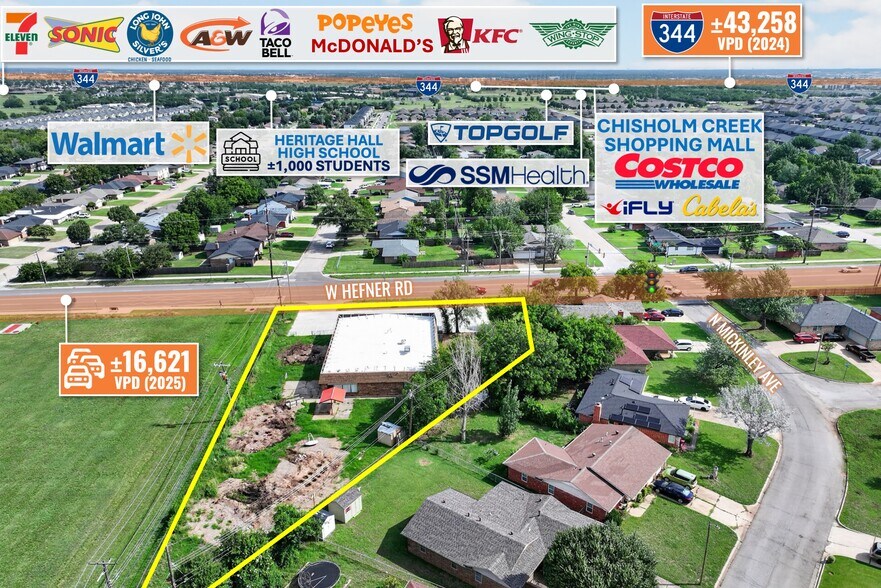 1532 W Hefner Rd, Oklahoma City, OK à vendre - Photo de l’immeuble – Image 2 sur 11