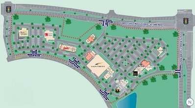 10100-10280 W Forest Hill Blvd, Wellington, FL à louer Plan de site– Image 2 sur 2
