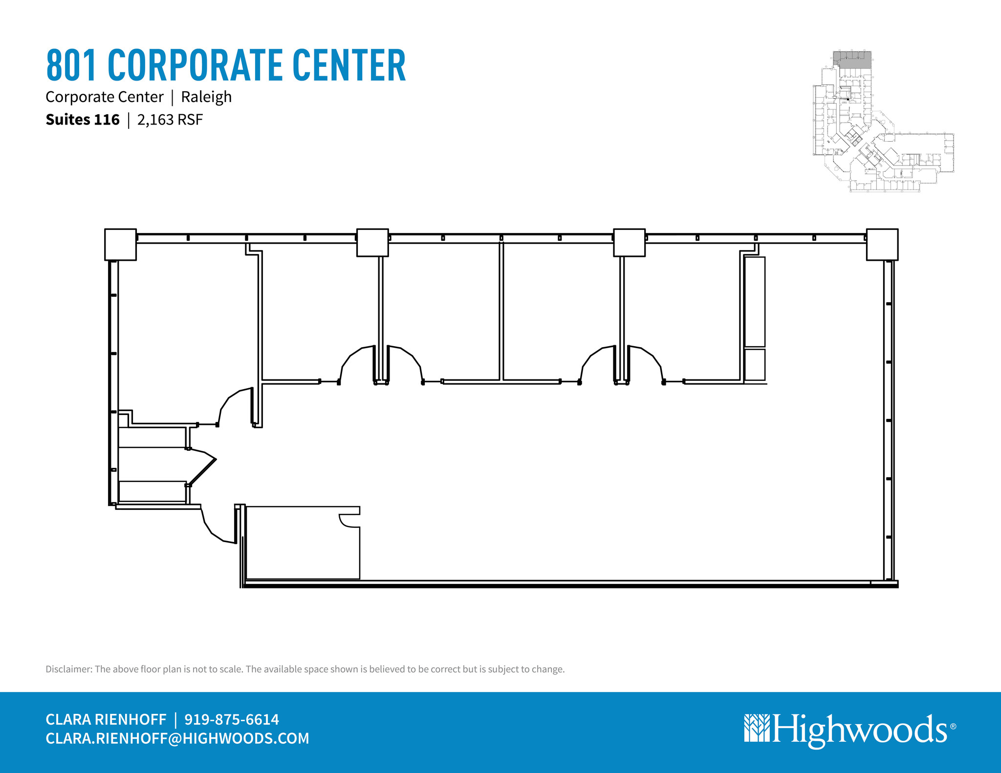 701 Corporate Center Dr, Raleigh, NC à louer Plan d’étage– Image 1 sur 1