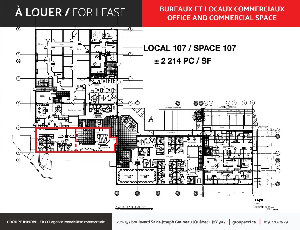 420 Boul Maloney E, Gatineau, QC à louer Plan d’étage– Image 1 sur 1