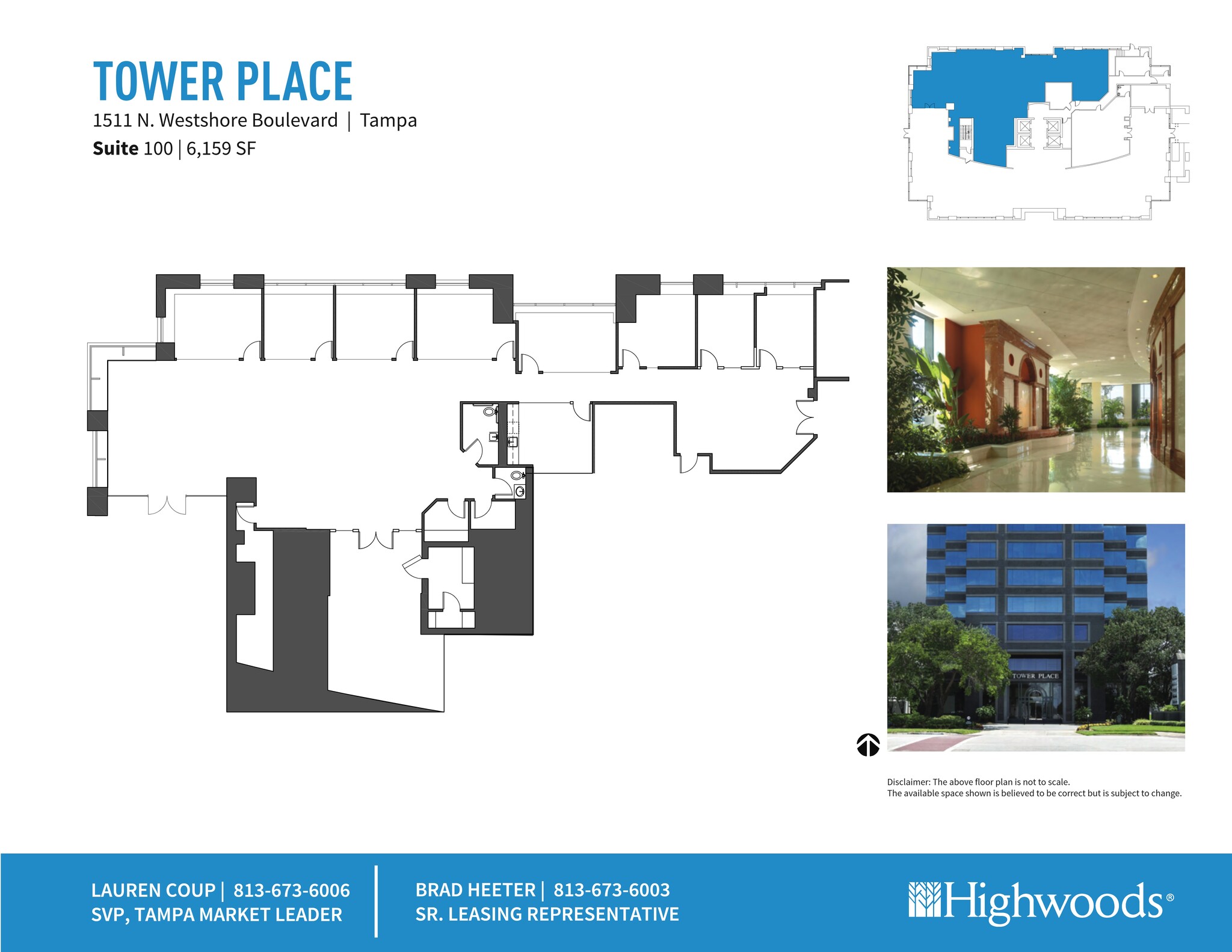 1511 N Westshore Blvd, Tampa, FL à louer Plan de site– Image 1 sur 1