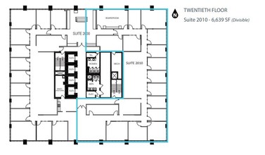 715 5 Av SW, Calgary, AB à louer Plan d’étage– Image 1 sur 1