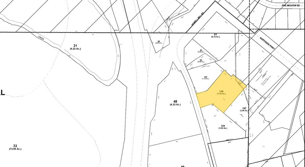 3284 Northside Pky, Atlanta, GA à louer - Plan cadastral – Image 2 sur 9
