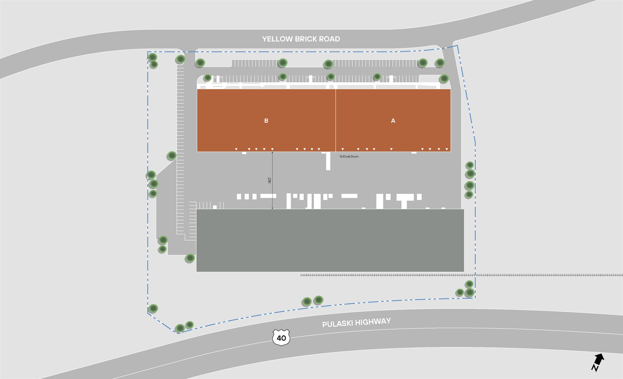 8901 Yellow Brick Rd, Rosedale, MD à louer Plan de site– Image 1 sur 1