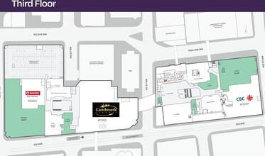 10205 101 St NW, Edmonton, AB à louer Plan d’étage– Image 1 sur 1