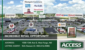 Plus de détails pour 1500 13th Ave E, West Fargo, ND - Local commercial à louer