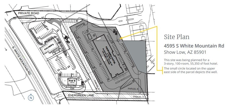 4595 S White Mountain Rd, Show Low, AZ à vendre - Plan de site – Image 2 sur 2