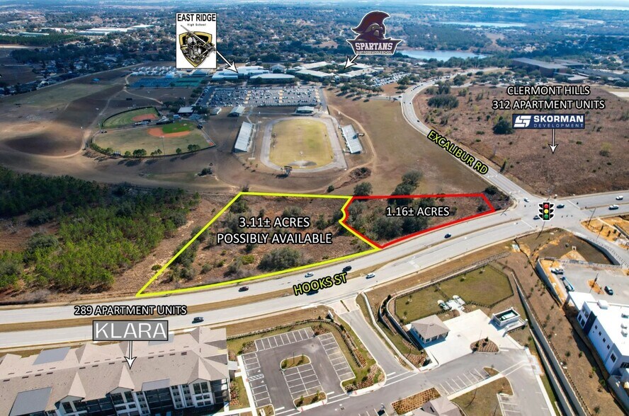 2100 Hooks St, Clermont, FL à vendre - Aérien – Image 3 sur 3