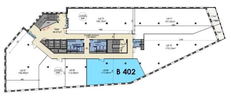 12 Avenue Émile Baudot, Palaiseau, ESS 91120 - Lot 12 -  - Plan d’étage - Image 1 of 1