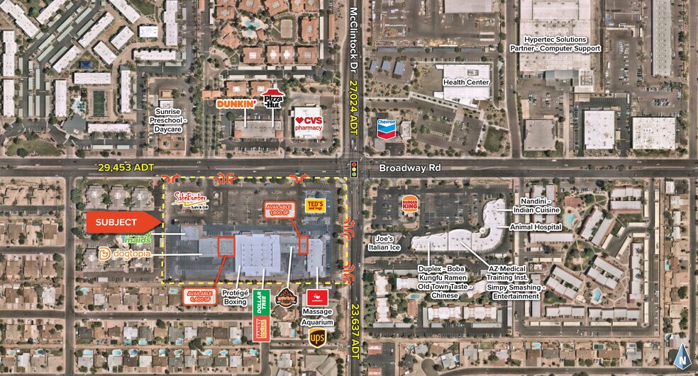 1709 E Broadway Rd, Tempe, AZ à louer - Photo de l’immeuble – Image 3 sur 3