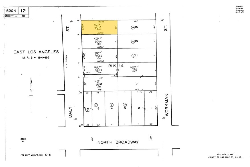 2440 Daly St, Los Angeles, CA à vendre - Plan cadastral – Image 2 sur 13