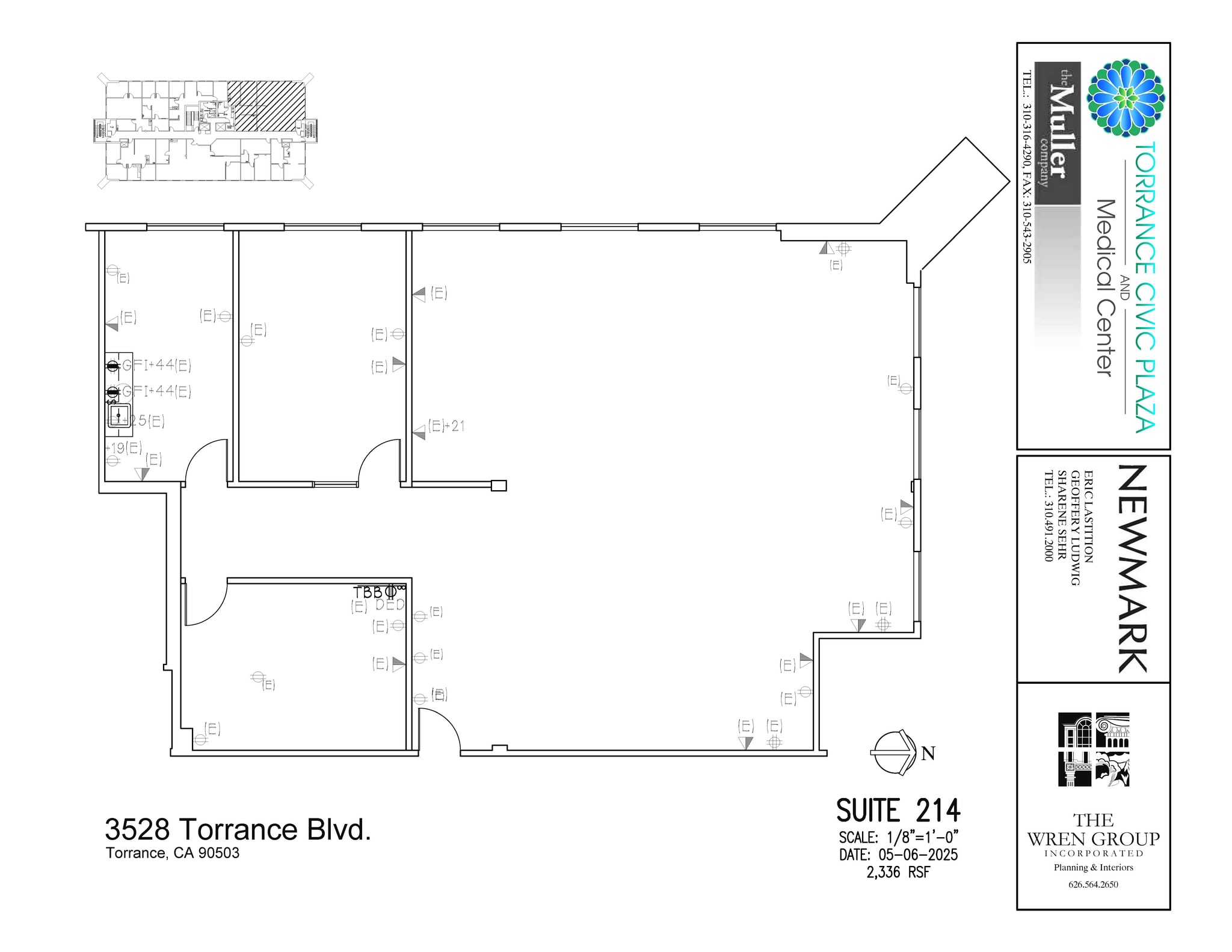 3400 Torrance Blvd, Torrance, CA à louer Plan d’étage– Image 1 sur 1