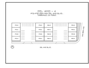1972-1996 W Del Amo Blvd, Torrance, CA à louer Plan de site– Image 2 sur 11