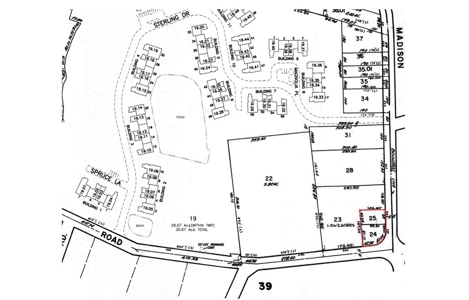 255 Green Village Rd, Chatham, NJ à louer - Plan cadastral – Image 3 sur 3