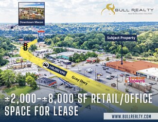 Plus de détails pour 1014-1080 Gray Hwy, Macon-Bibb, GA - Local commercial à louer