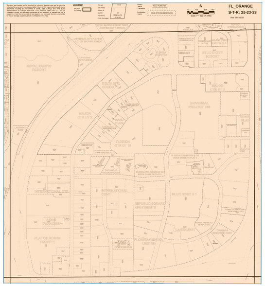 6603 International Dr, Orlando, FL à louer - Plan cadastral – Image 2 sur 2