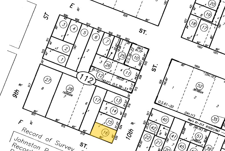 530 10th St, Sacramento, CA à vendre - Plan cadastral – Image 2 sur 2