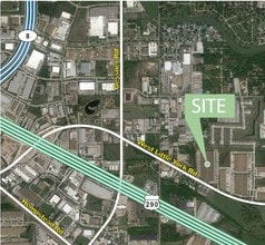 9010 W Little York Rd, Houston, TX - VUE AÉRIENNE vue de carte