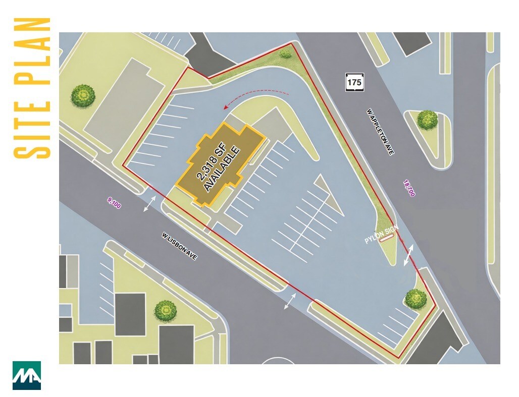 5812 W Lisbon Ave, Milwaukee, WI à louer Plan de site– Image 1 sur 1