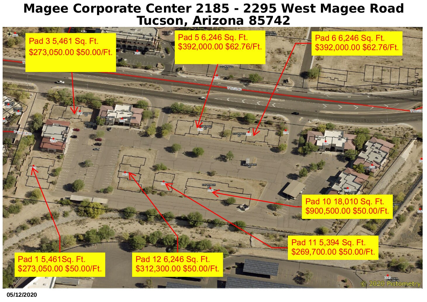 2225 W Magee Rd, Tucson, AZ à vendre Aérien– Image 1 sur 3