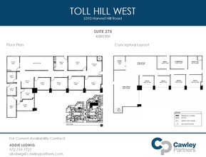 5310 Harvest Hill Rd, Dallas, TX à louer Plan d’étage– Image 1 sur 6