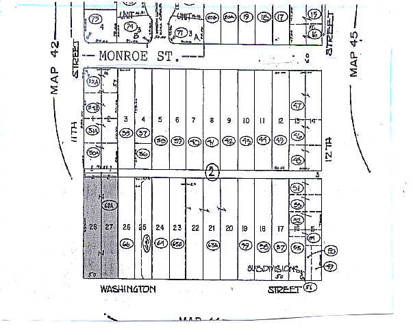 1100 E Washington St, Phoenix, AZ à vendre - Plan cadastral – Image 2 sur 25