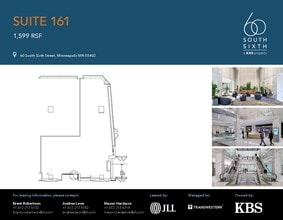 60 S 6th St, Minneapolis, MN à louer Plan d’étage– Image 1 sur 1