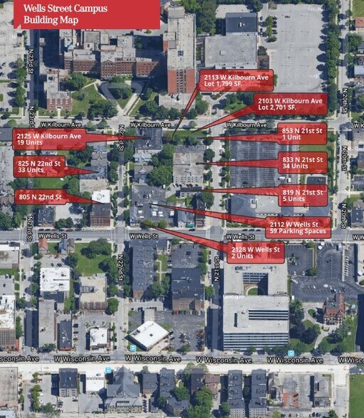 805-811 N 22nd St, Milwaukee, WI à vendre - Aérien – Image 2 sur 2