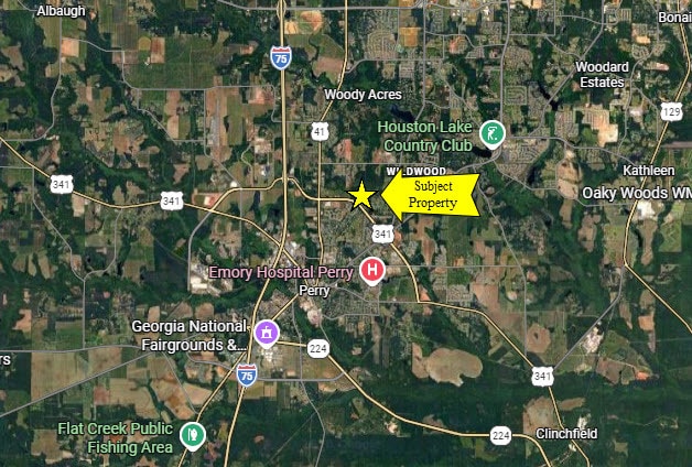 424 Perry Pky, Perry, GA à vendre - Aérien – Image 3 sur 3