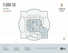1201 3rd Ave, Seattle, WA à louer Plan d’étage– Image 1 sur 1