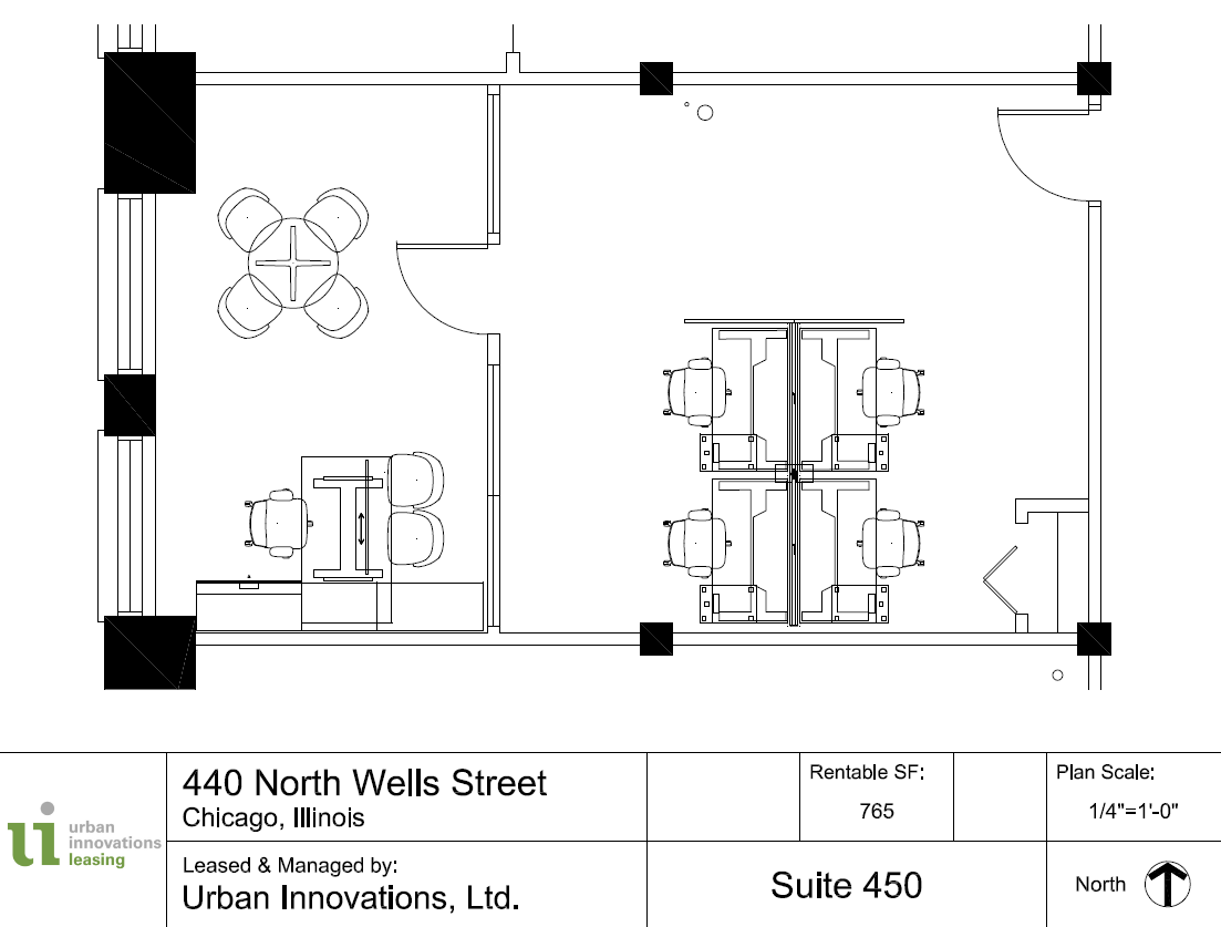 440 N Wells St, Chicago, IL à louer Plan d’étage– Image 1 sur 5