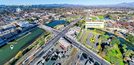 920-930 3rd St, Napa, CA - Vue aérienne  vue de carte - Image1