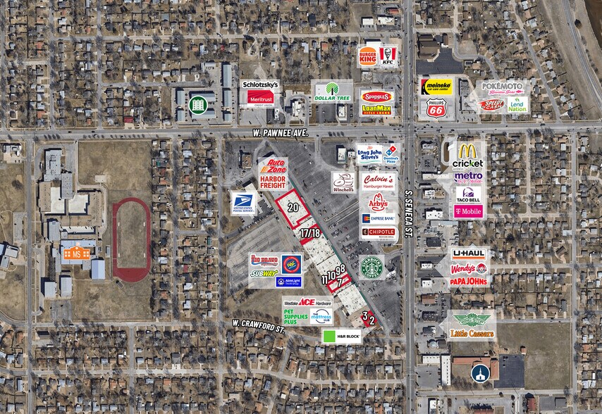 2401-2565 S Seneca St, Wichita, KS à louer - Photo de l’immeuble – Image 2 sur 3