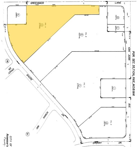 7342-7350 Greenback Ln, Citrus Heights, CA à louer - Plan cadastral – Image 3 sur 32