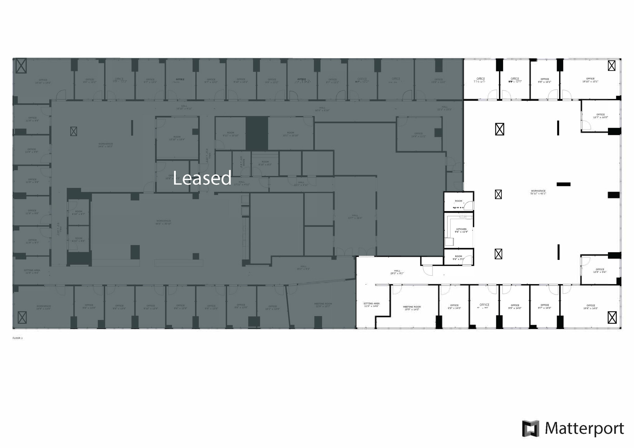 4350 East-West Hwy, Bethesda, MD à louer Plan d’étage– Image 1 sur 1