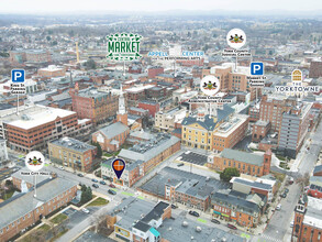 27 E King St, York, PA - VUE AÉRIENNE  vue de carte