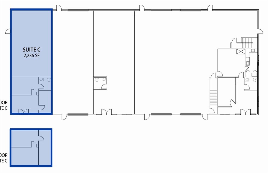 6336-6372 W Contractors St, Boise, ID à louer - Plan d’étage – Image 2 sur 2