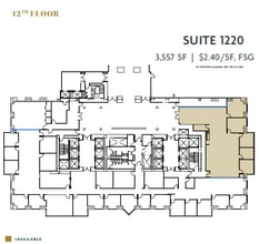 750 B St, San Diego, CA à louer Plan d’étage– Image 1 sur 1